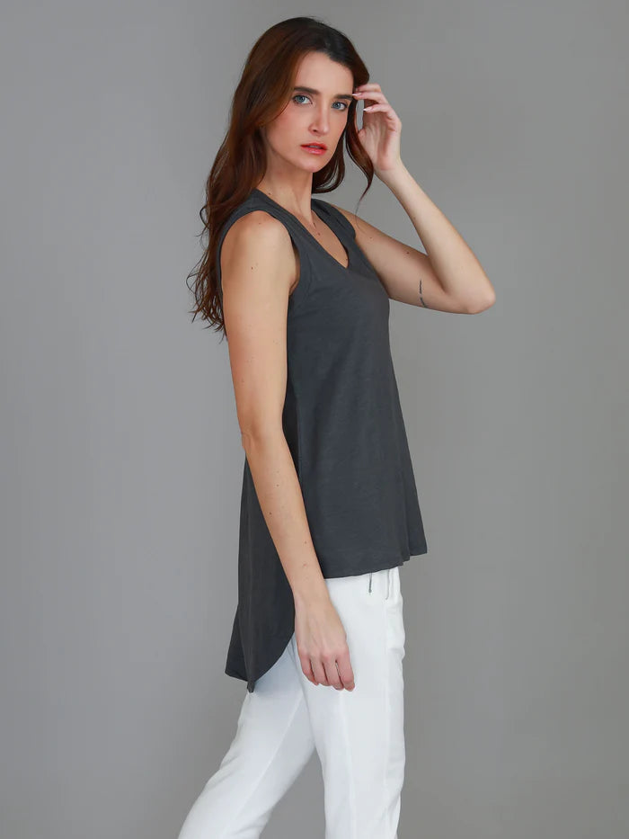 Madison Tank - Charcoal