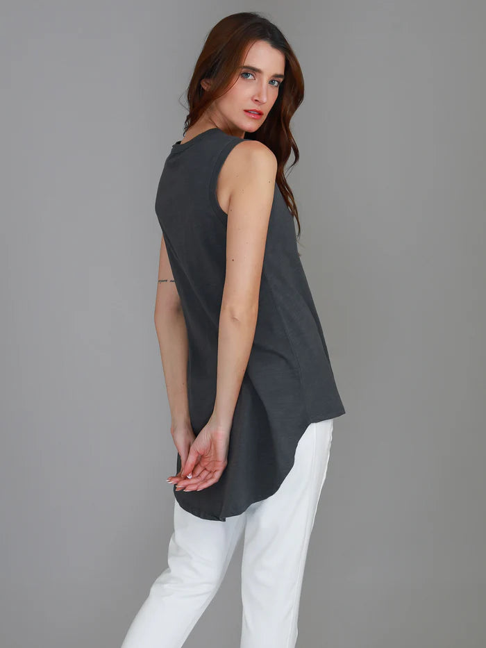 Madison Tank - Charcoal