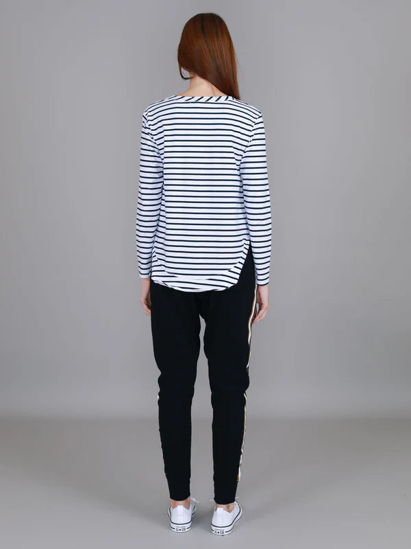 Mosman L/S Tee 2 - Nautic Stripe