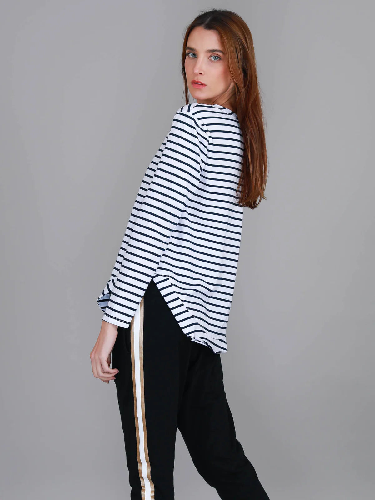 Mosman L/S Tee 2 - Nautic Stripe