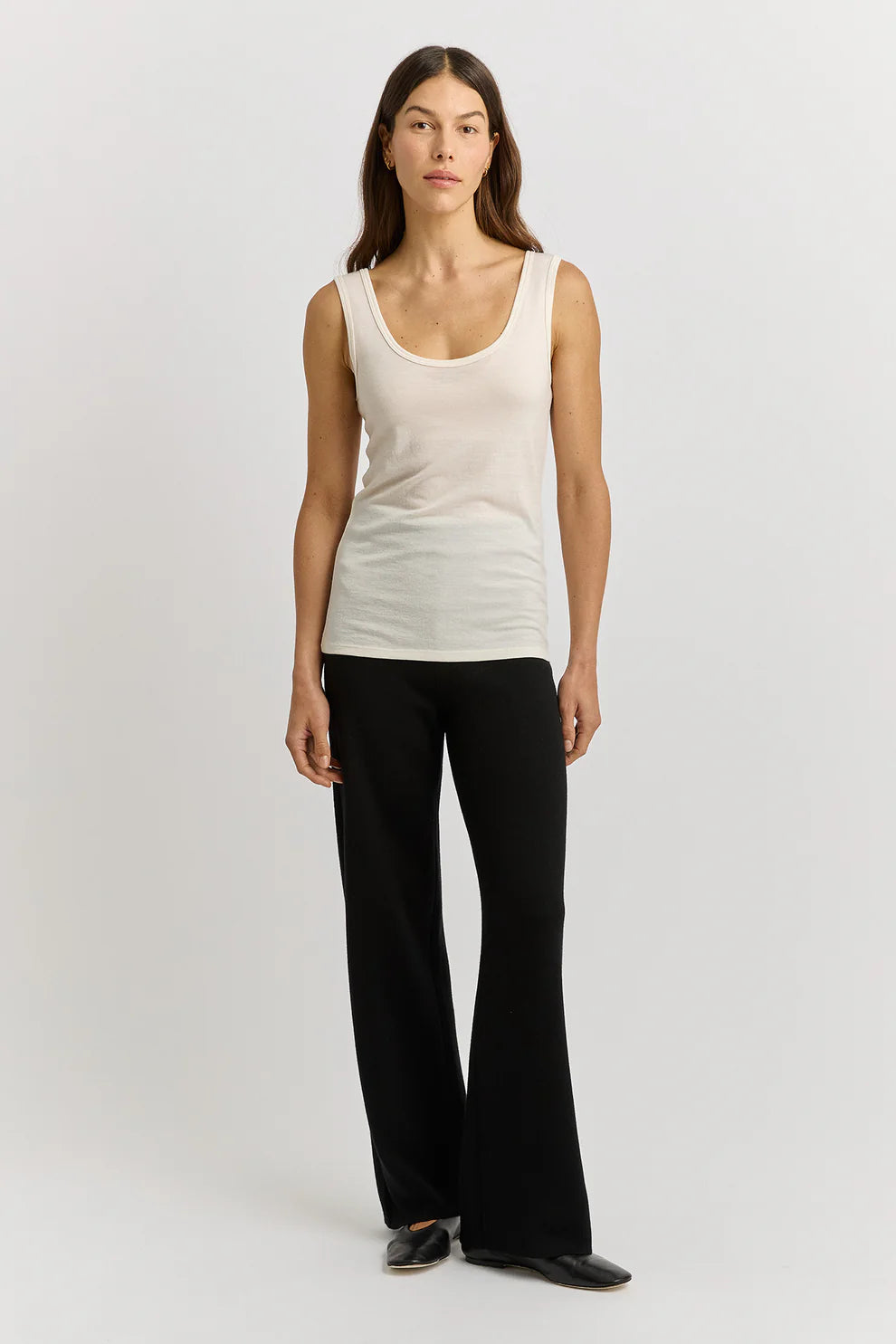 Toorallie Scoop merino tank