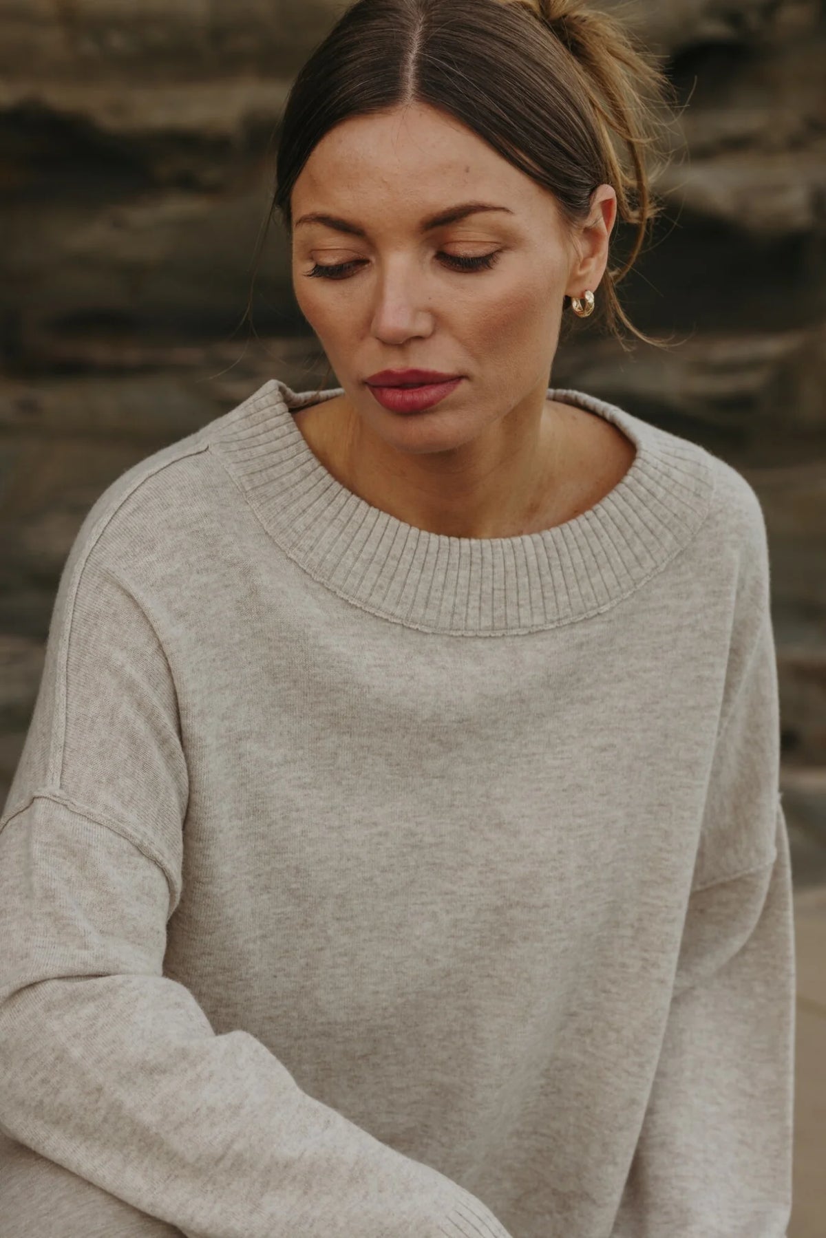 Elevate Crew Pullover - Buckwheat