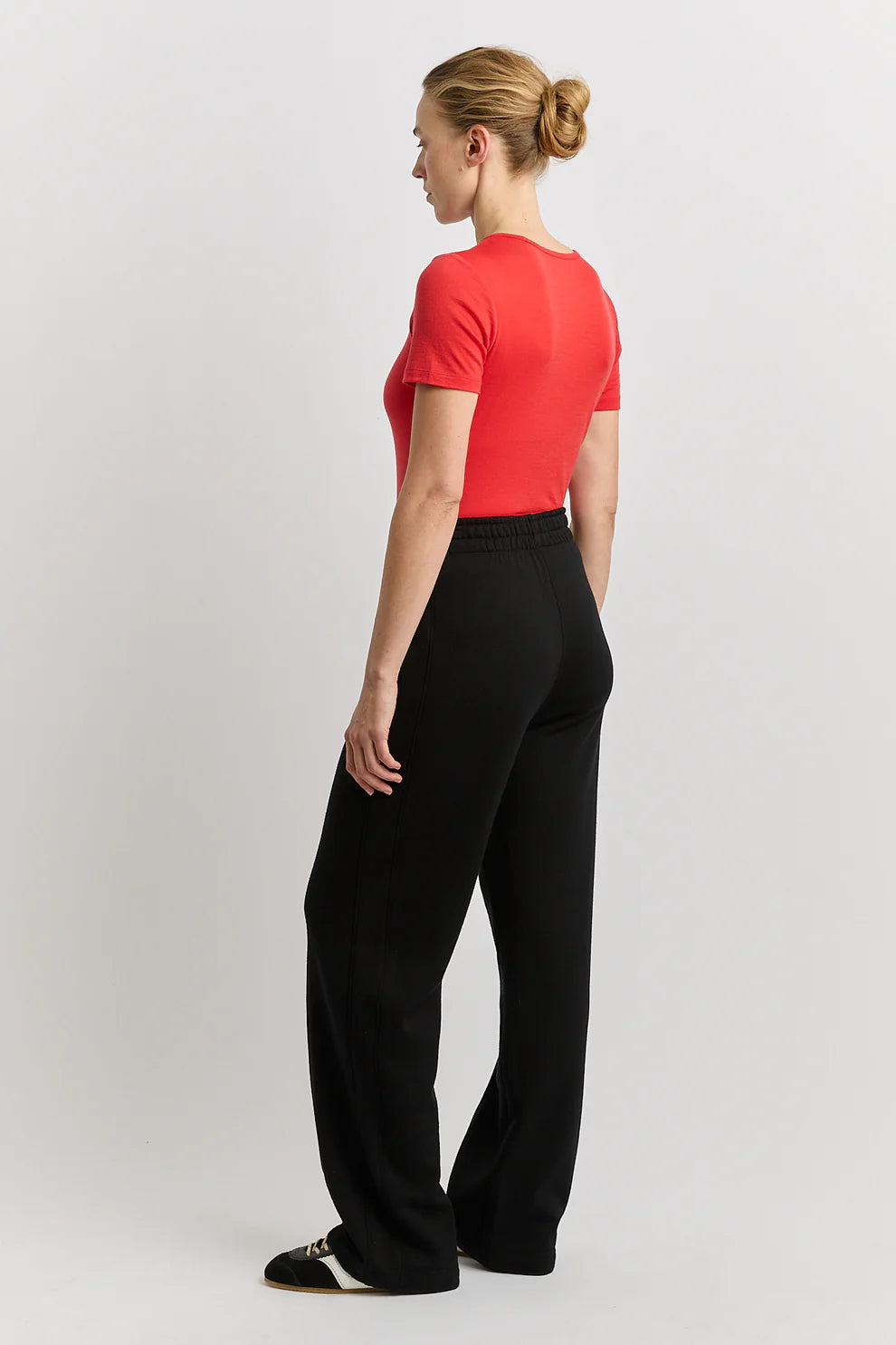 Short Sleeve Merino Tee - Poppy