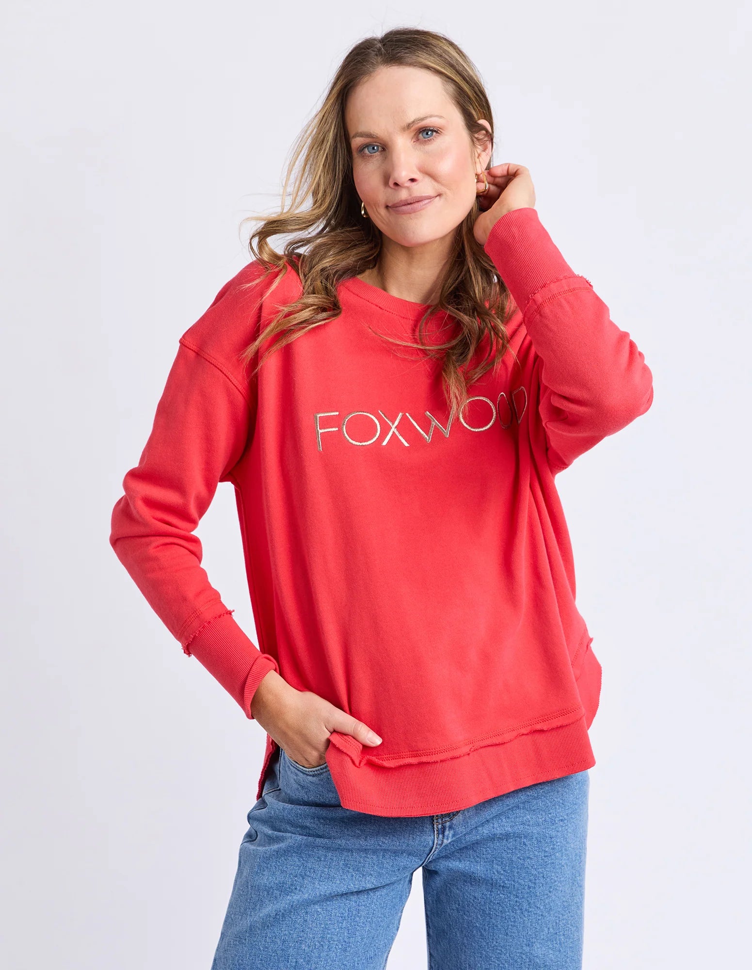 Simplified Metallic Crew - Red