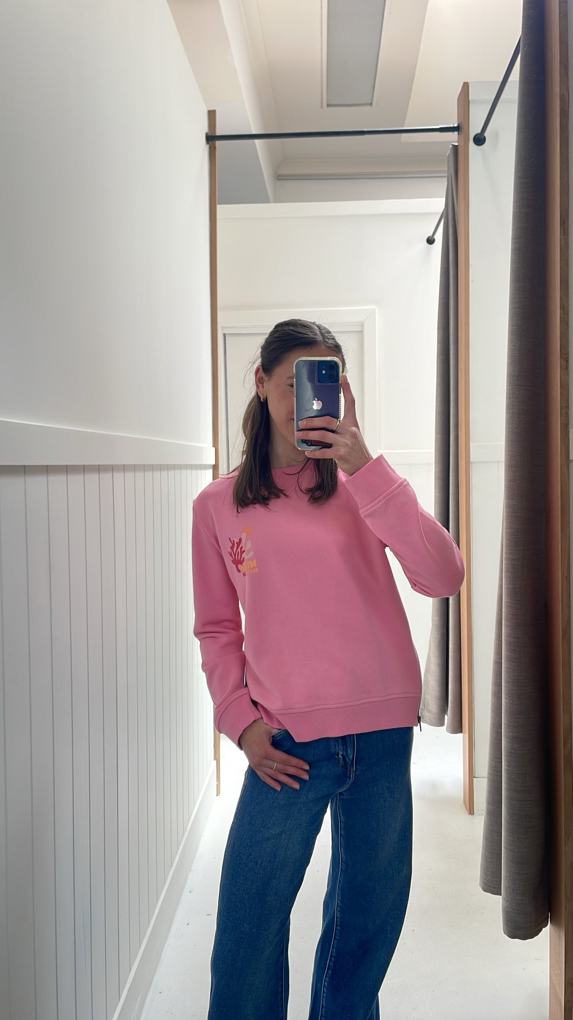 Miami Beach Club Sweatshirt - Pink