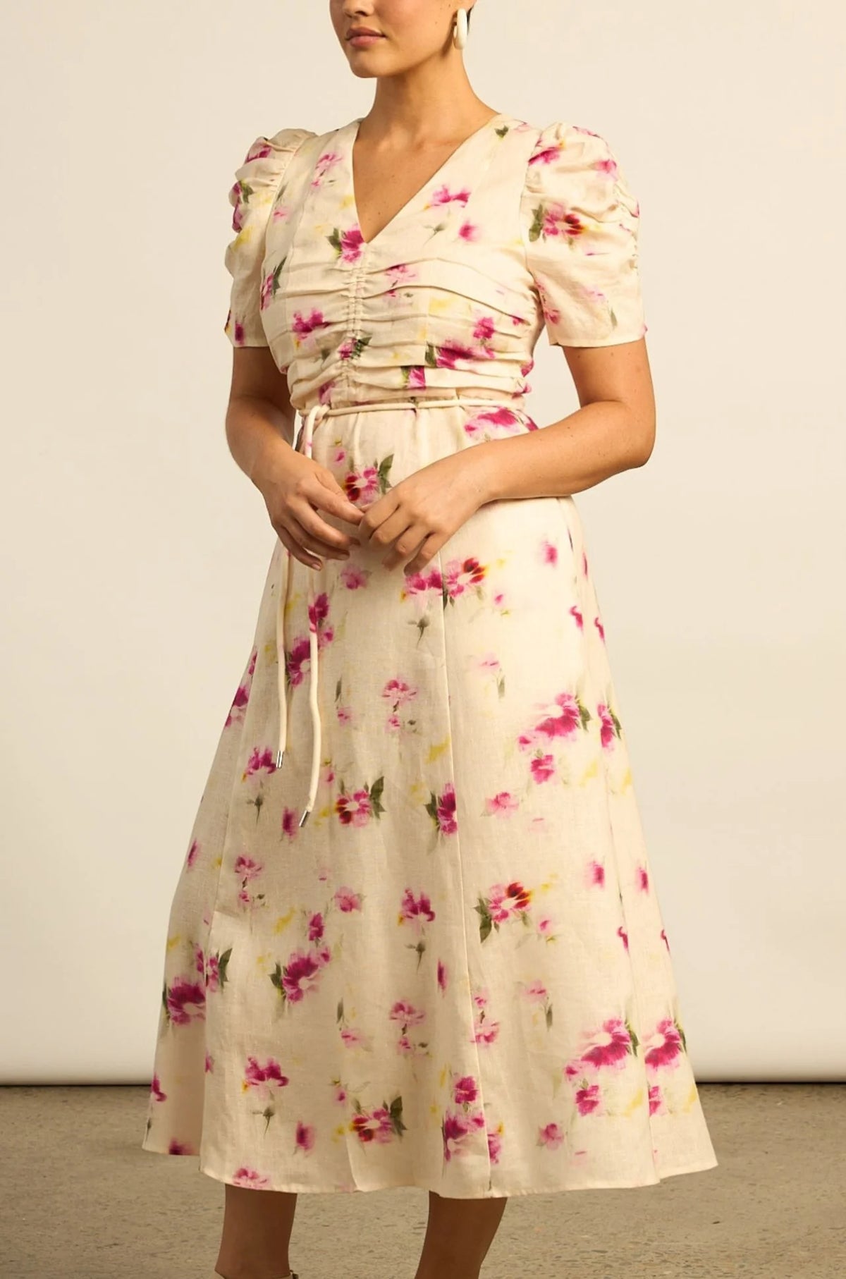 Glimmer Dress - Watercolour Bloom