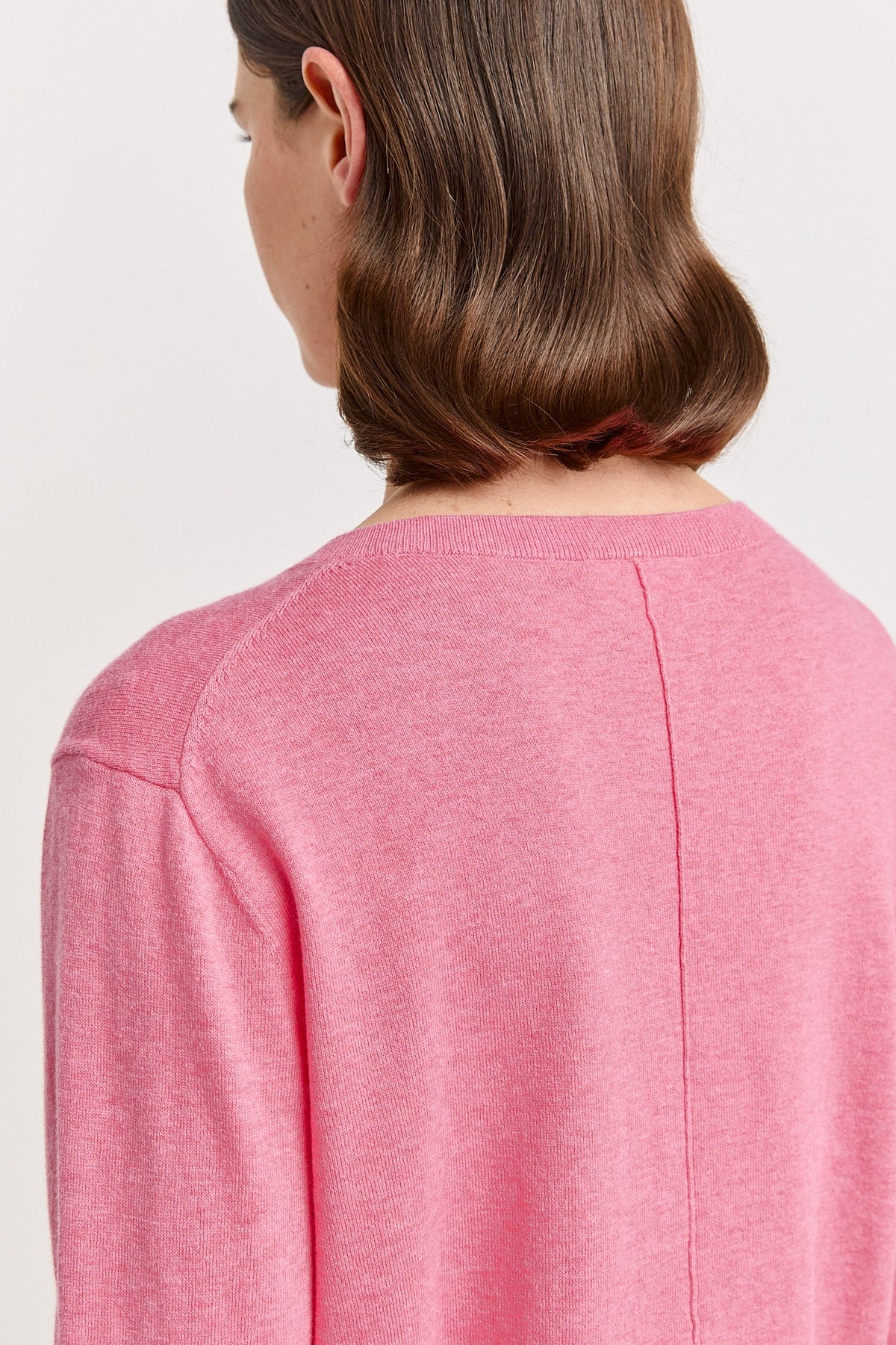 Pink cardigan