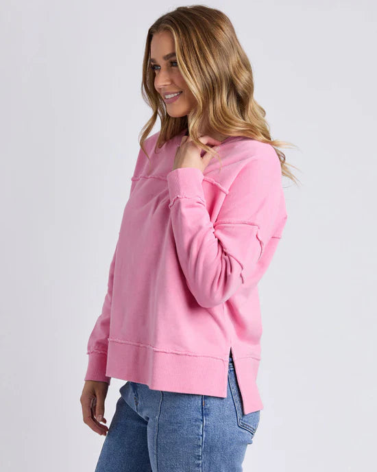 Cotton fleece sweatshirt