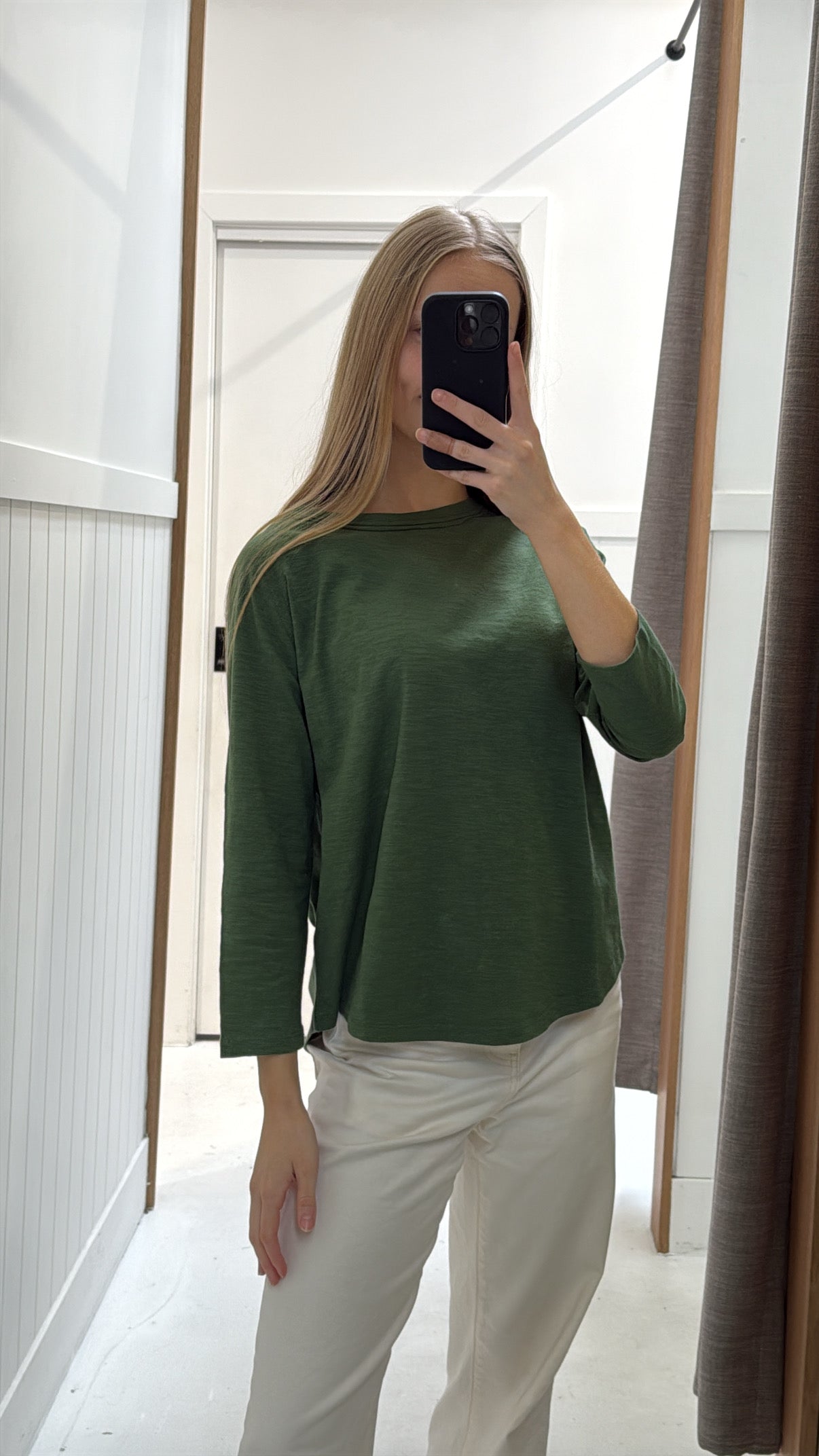 Raglan 3/4 Sleeve Tee - Fairway Green
