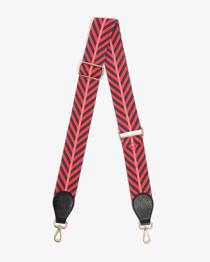 Accent Strap -  Red/Navy with Black Tab