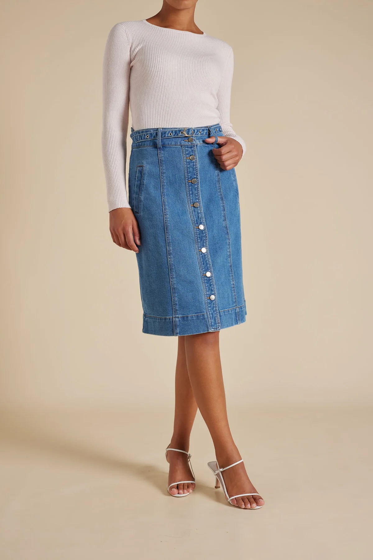 Isla Skirt - Denim Wash