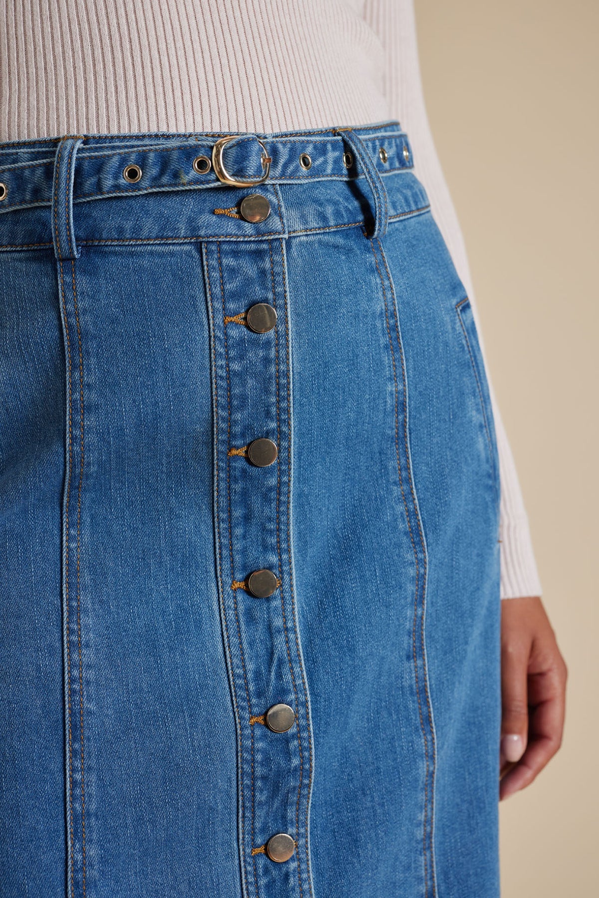 Isla Skirt - Denim Wash