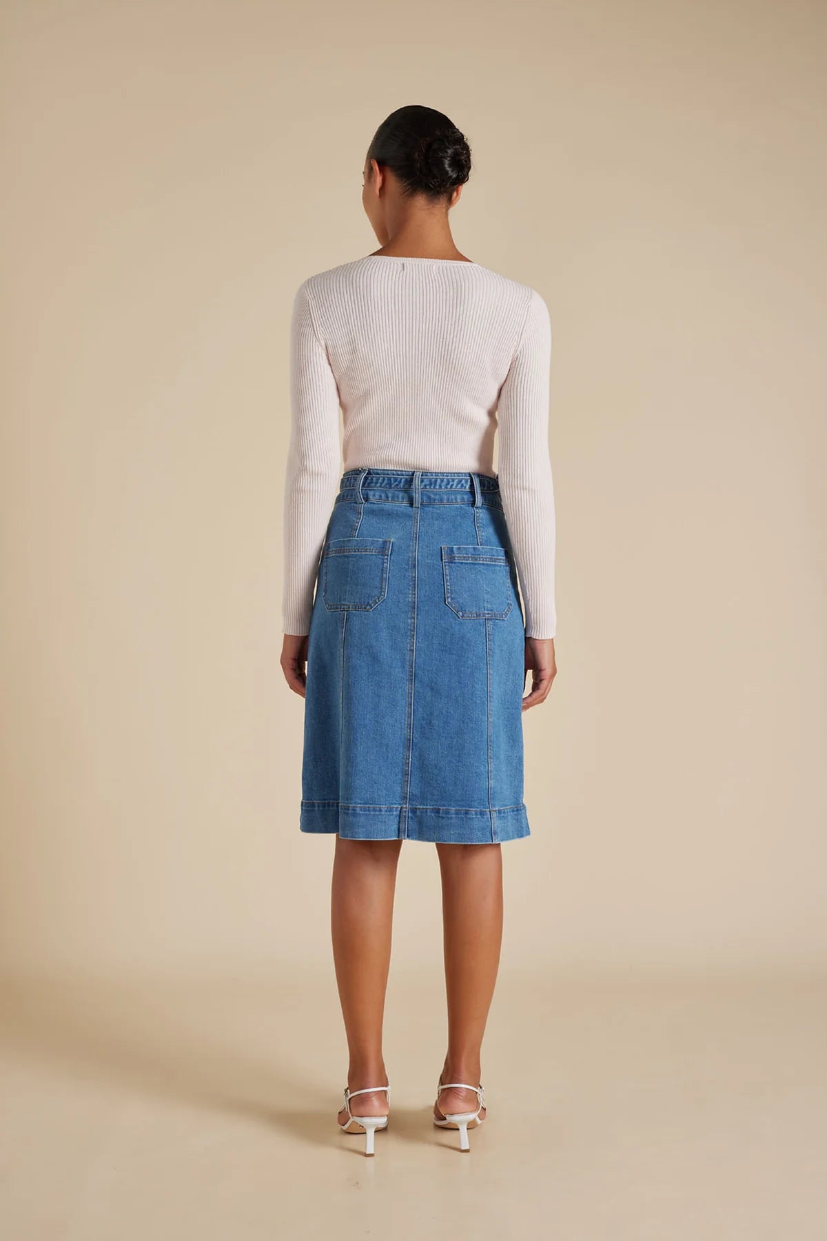 Isla Skirt - Denim Wash