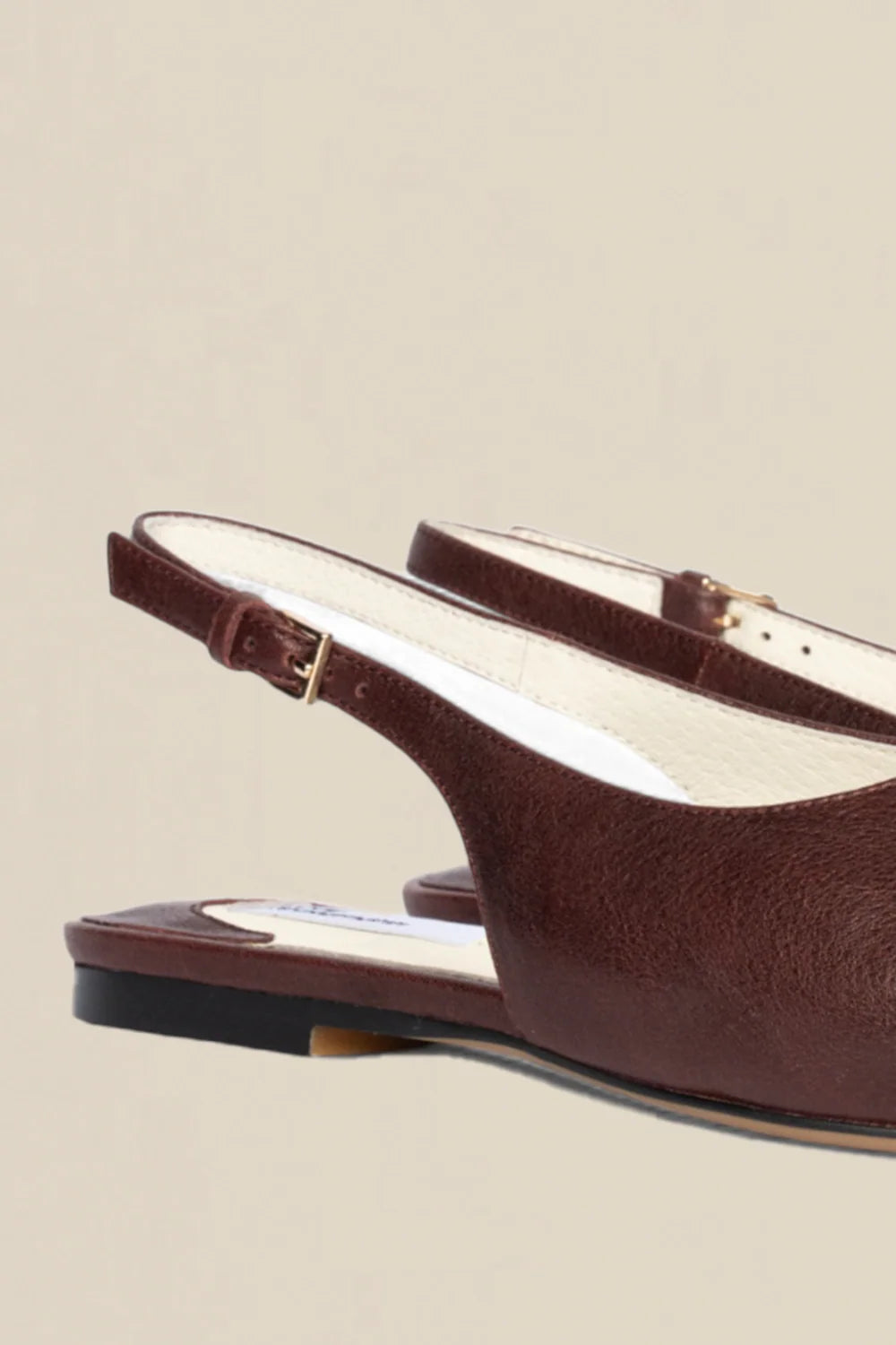 Settle Sling Back - Currant Leather