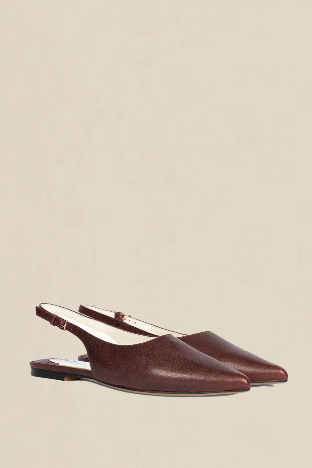 Settle Sling Back - Currant Leather