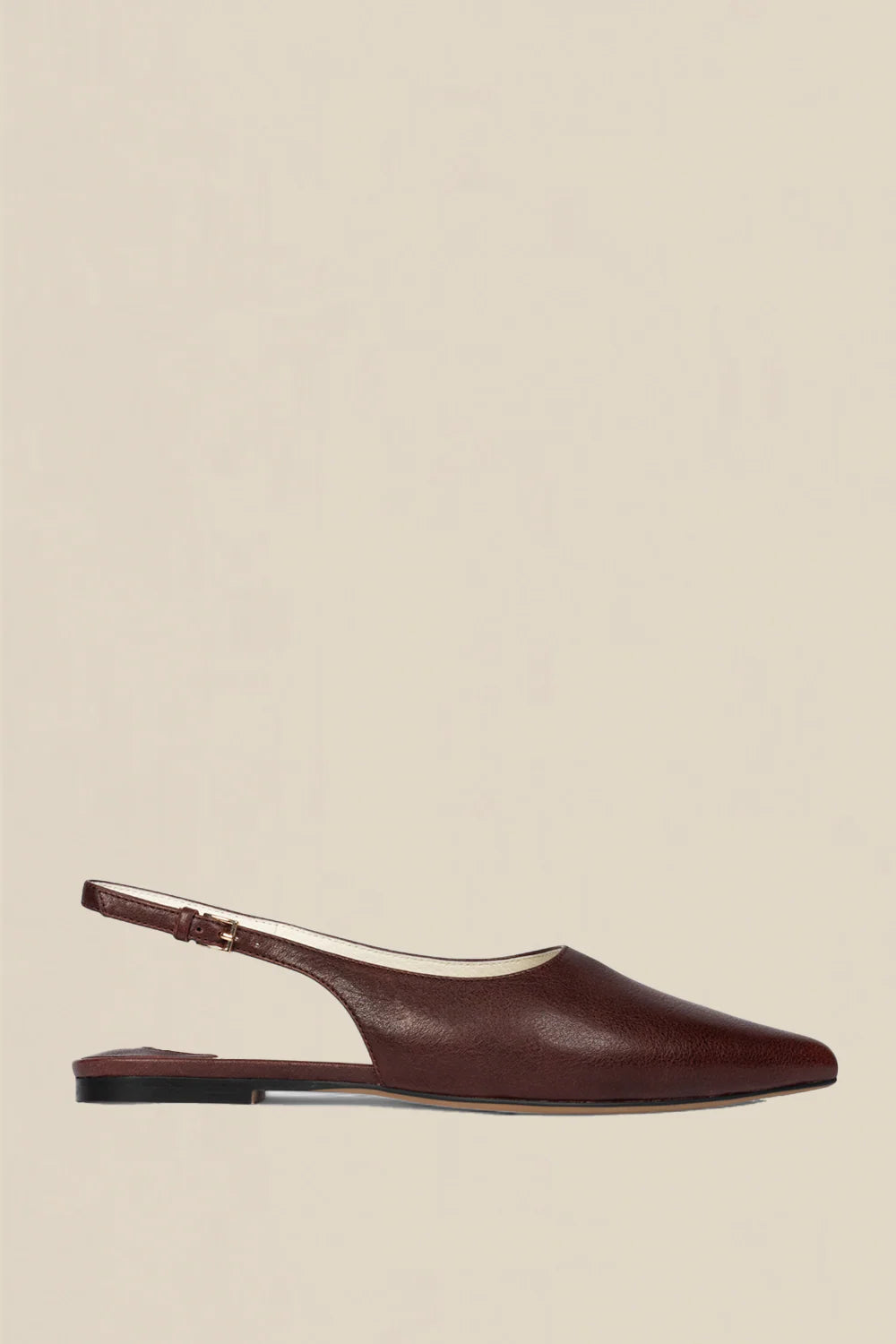 Settle Sling Back - Currant Leather