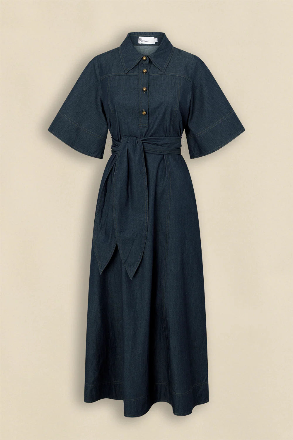 Cameo Dress - Dark Chambray