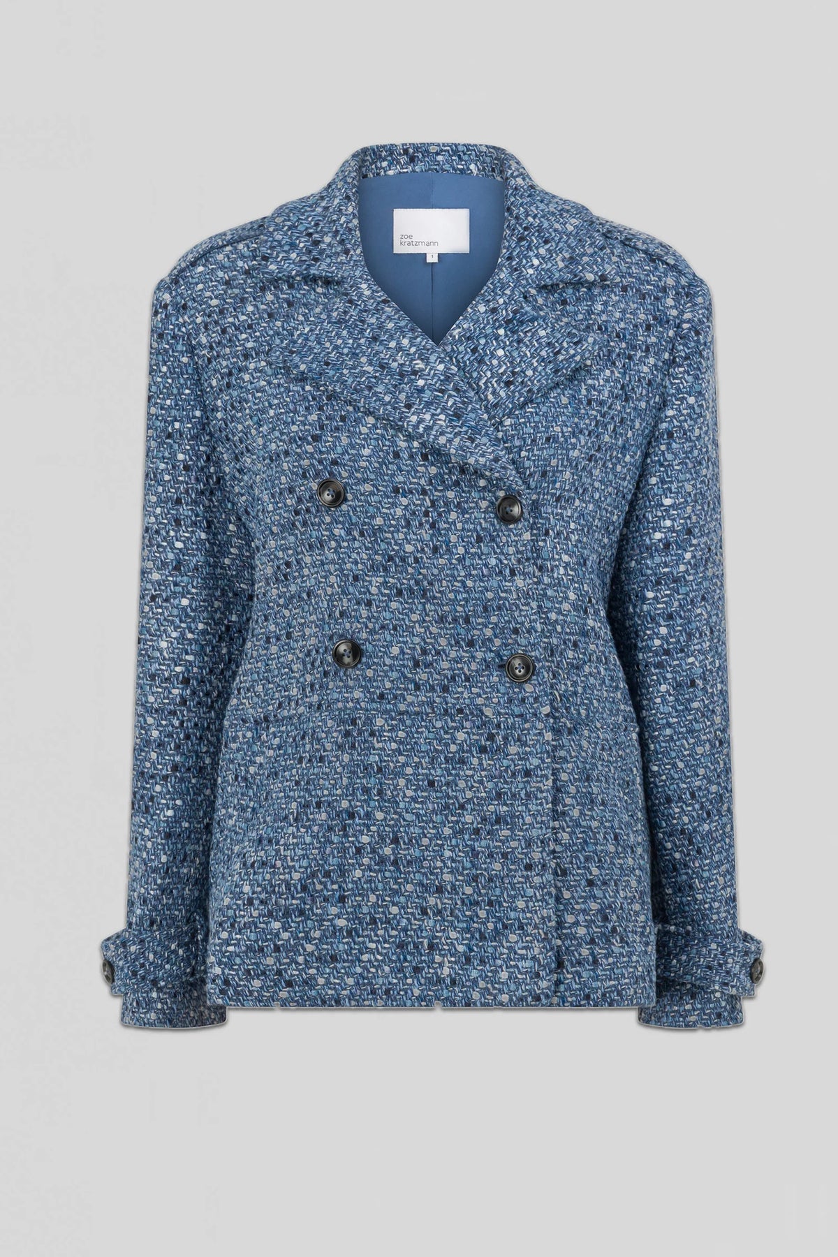 Revel Coat - Navy Boucle
