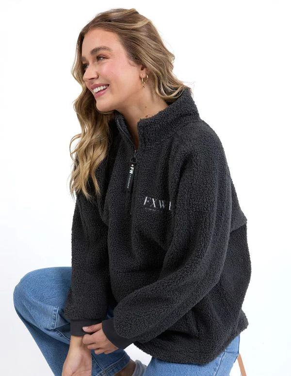 Weekend Boucle Crew - Dark Grey