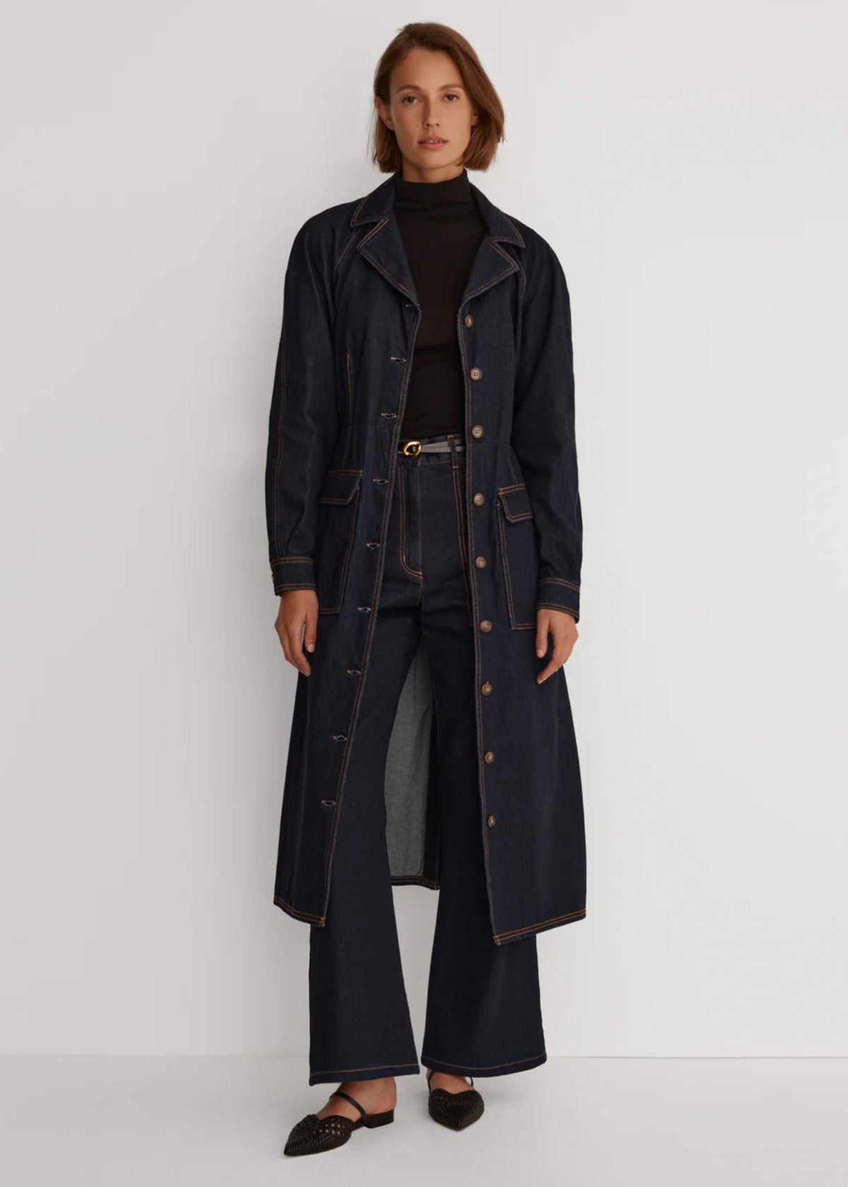 Boston Denim Shirt Dress - Indigo