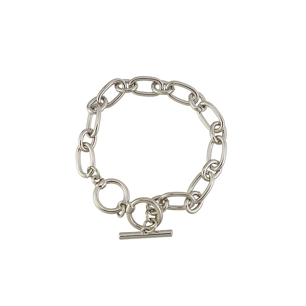 Aarna Chain Bracelet - Silver