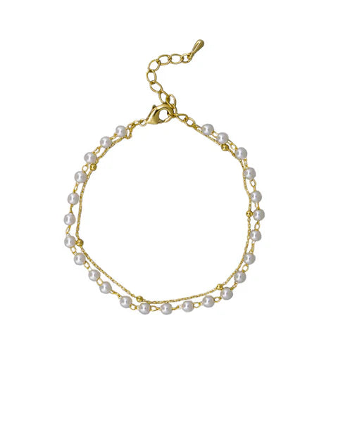 Eliana Bracelet - Gold/Pearl