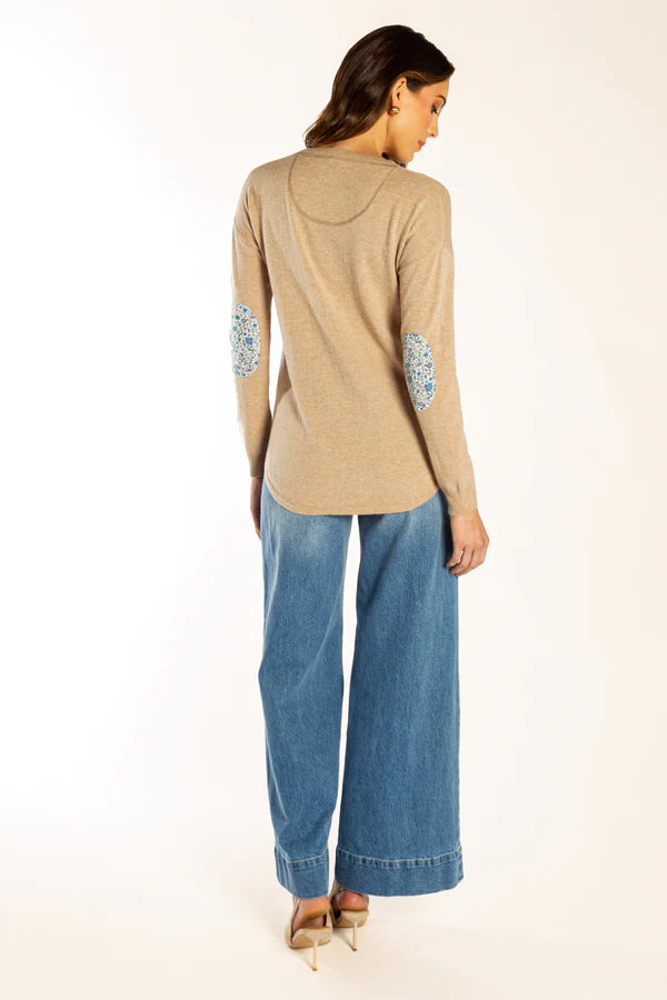 Merino Cashmere swing crew knit