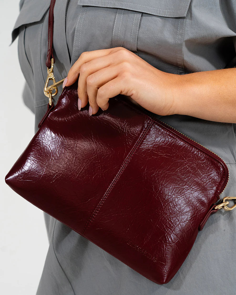 Bowery Wallet - Burgundy Crinkle
