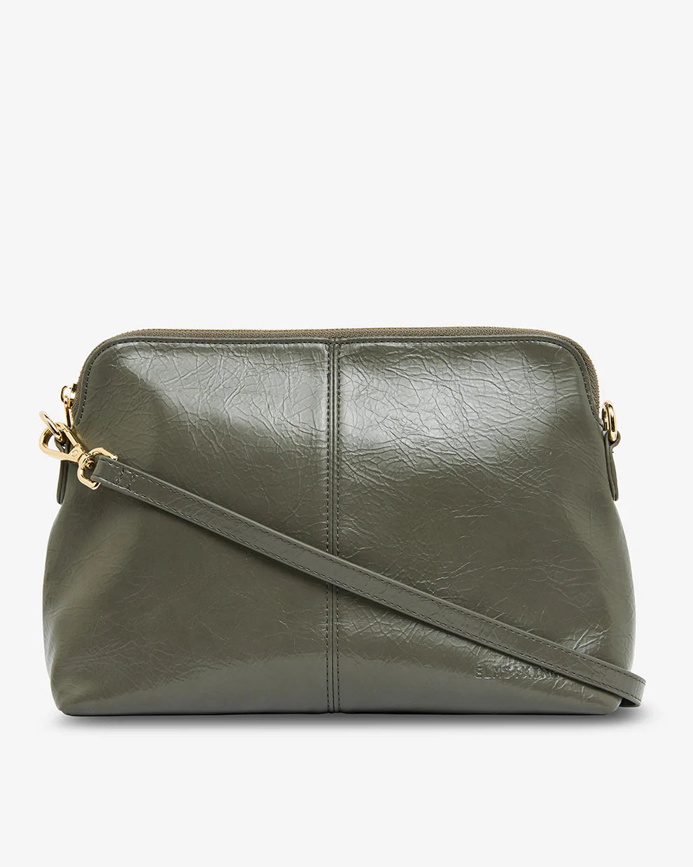 Large Burbank Crossbody - Khaki Crinkle