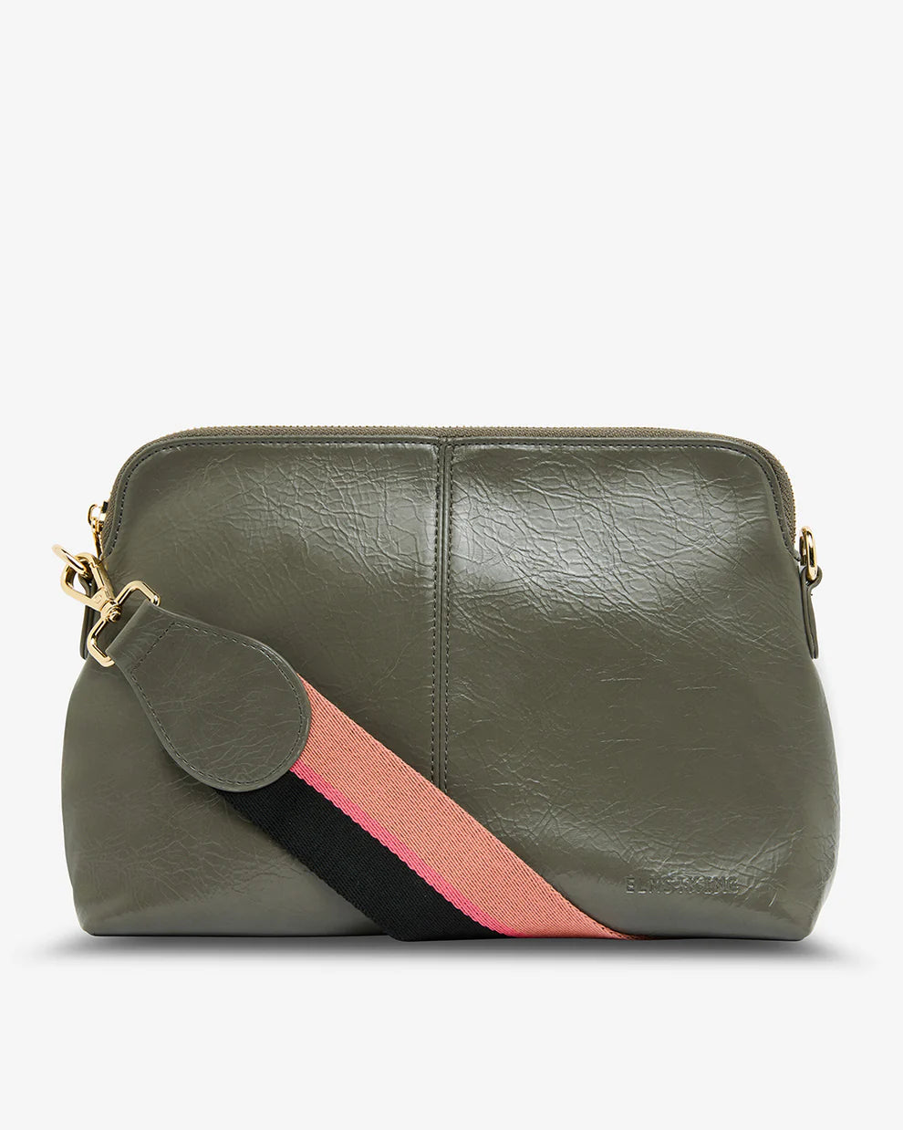 Large Burbank Crossbody - Khaki Crinkle