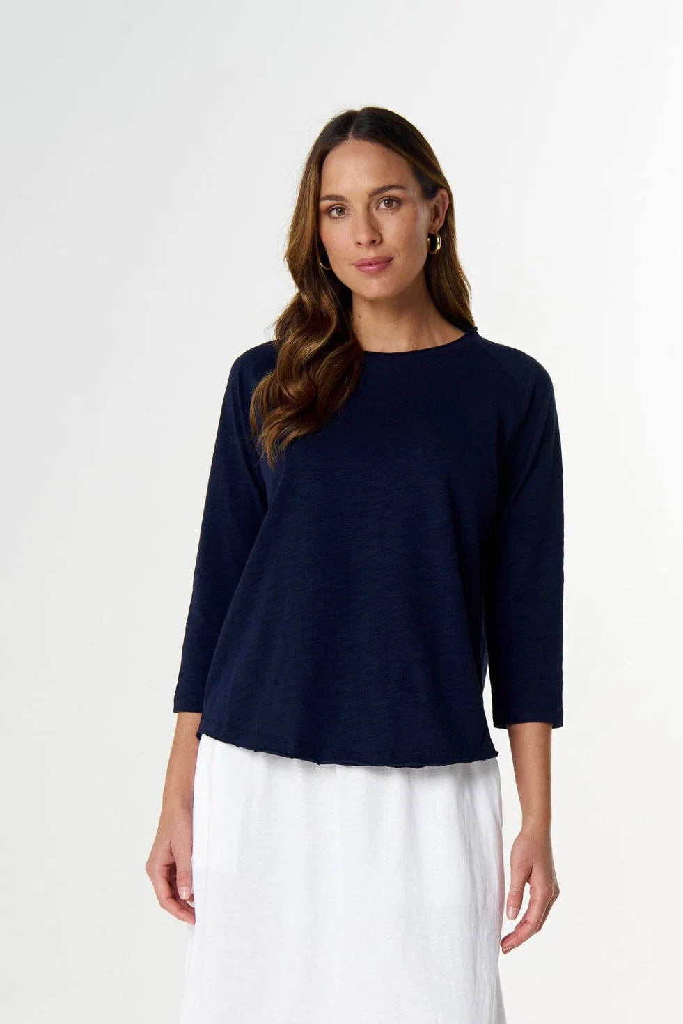 On Repeat Raglan Tee - Parisian Navy