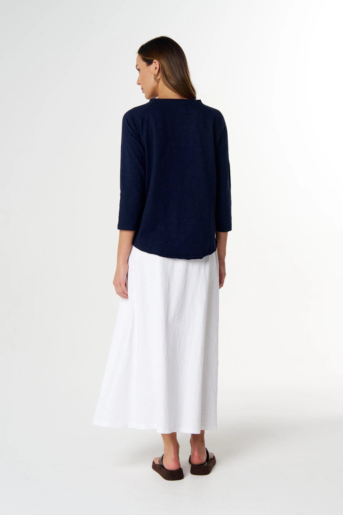 Raglan sleeve relaxed fit tee