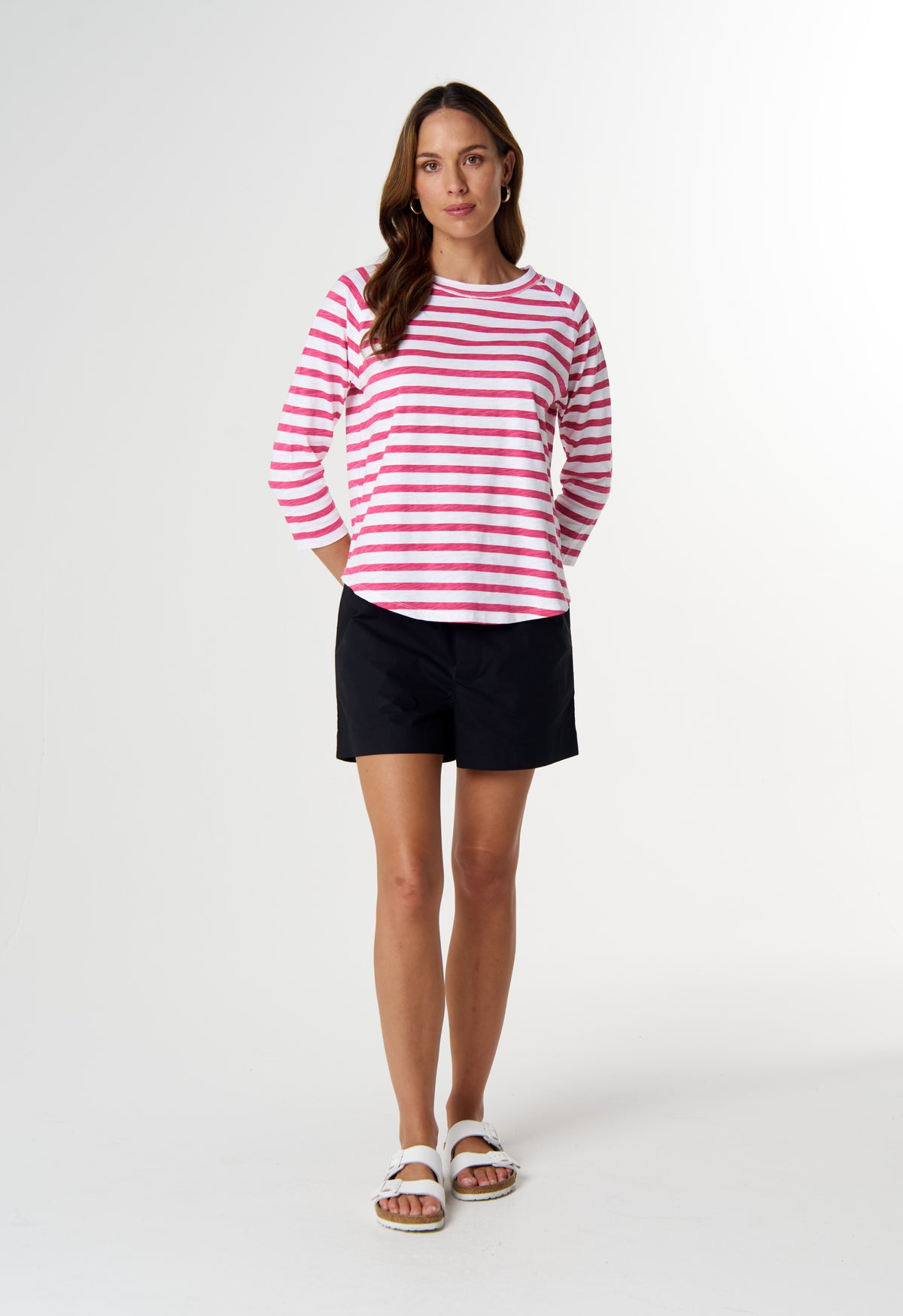 Pink long sleeve tee