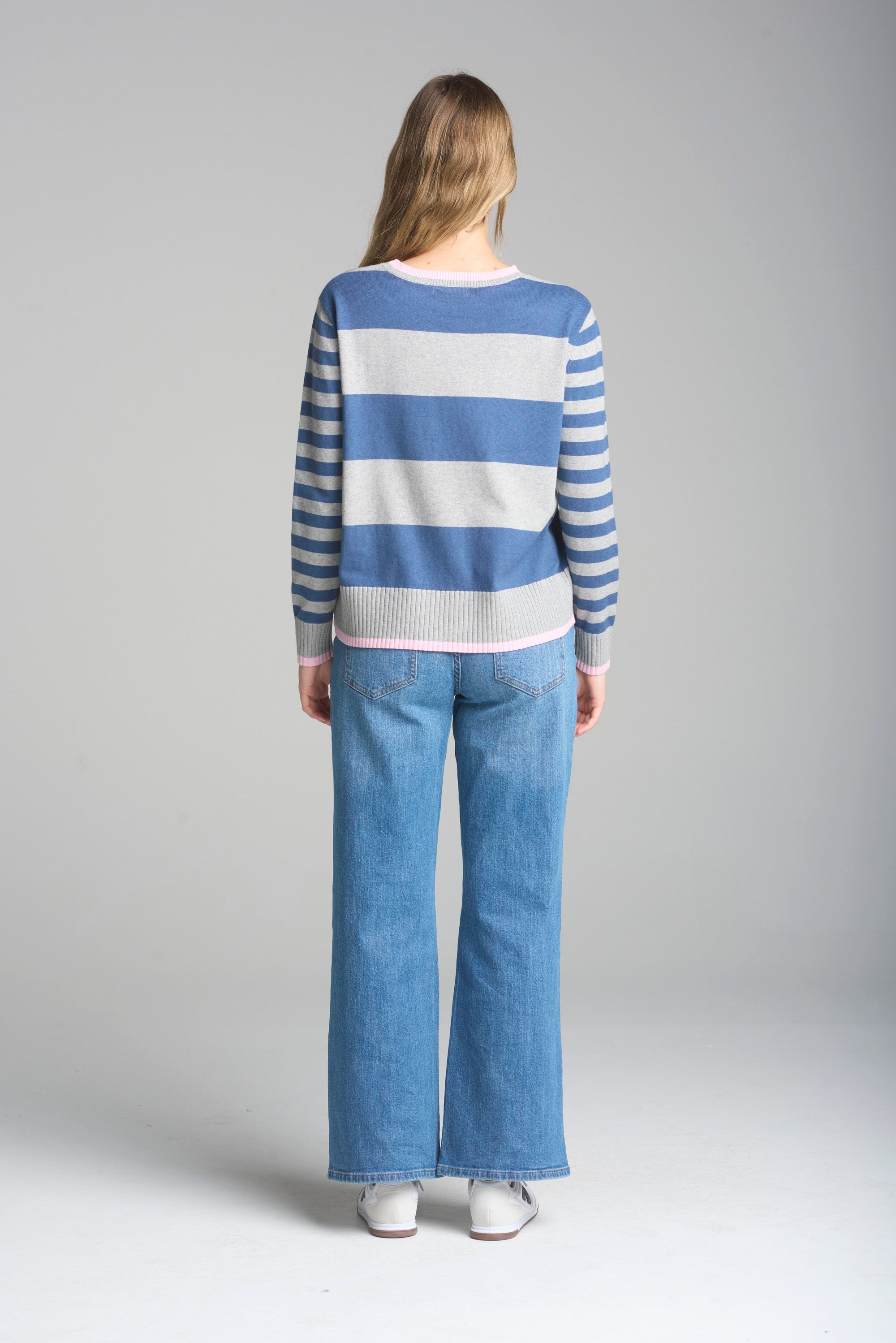 Stripe Preppy Knit Cloth Paper Scissors