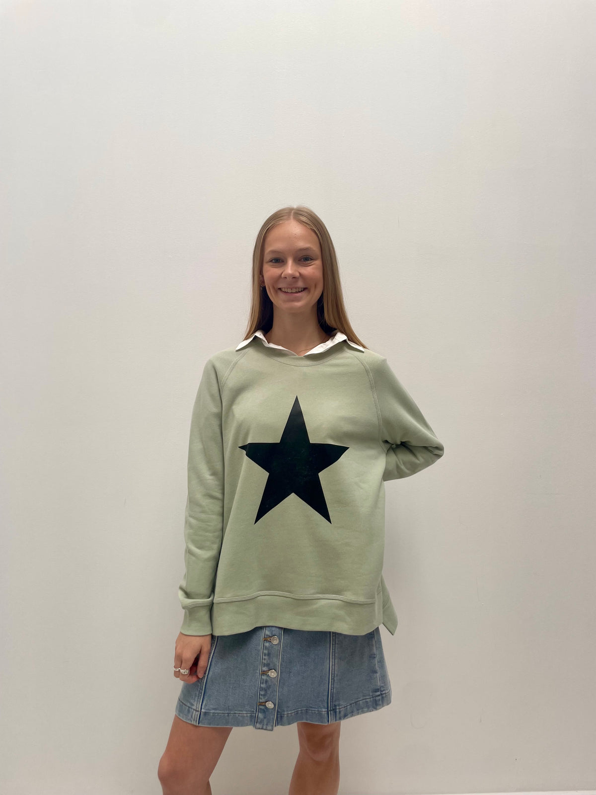 Classic Star Sweat - Sage