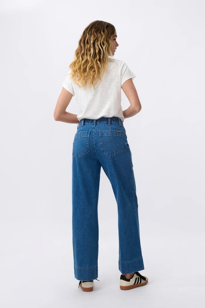 Celeste Pant - 90s Blue