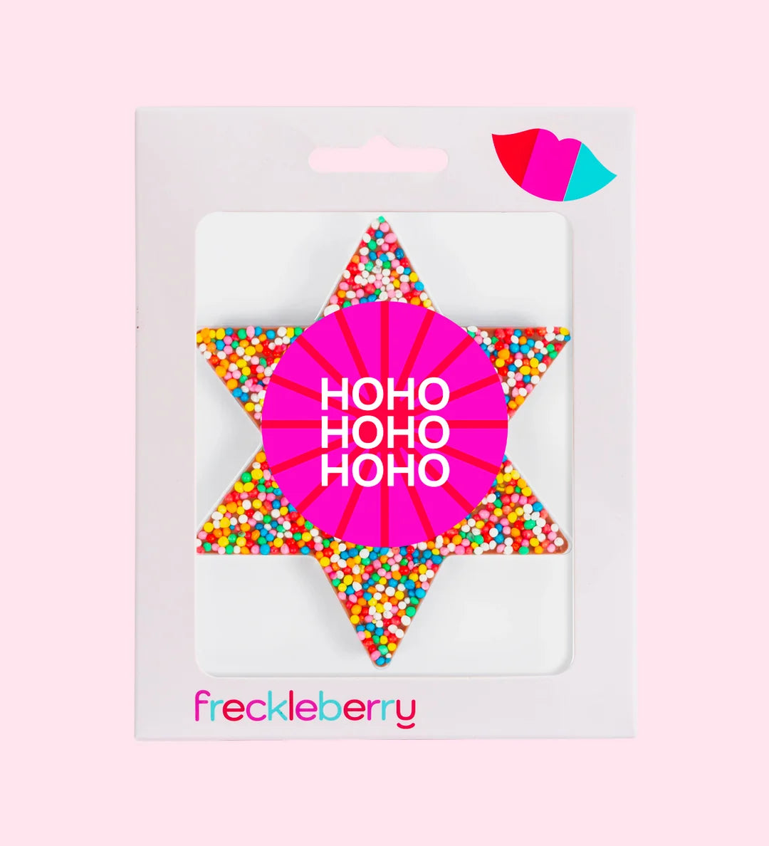 Chocolate Freckle Star - Merry Christmas