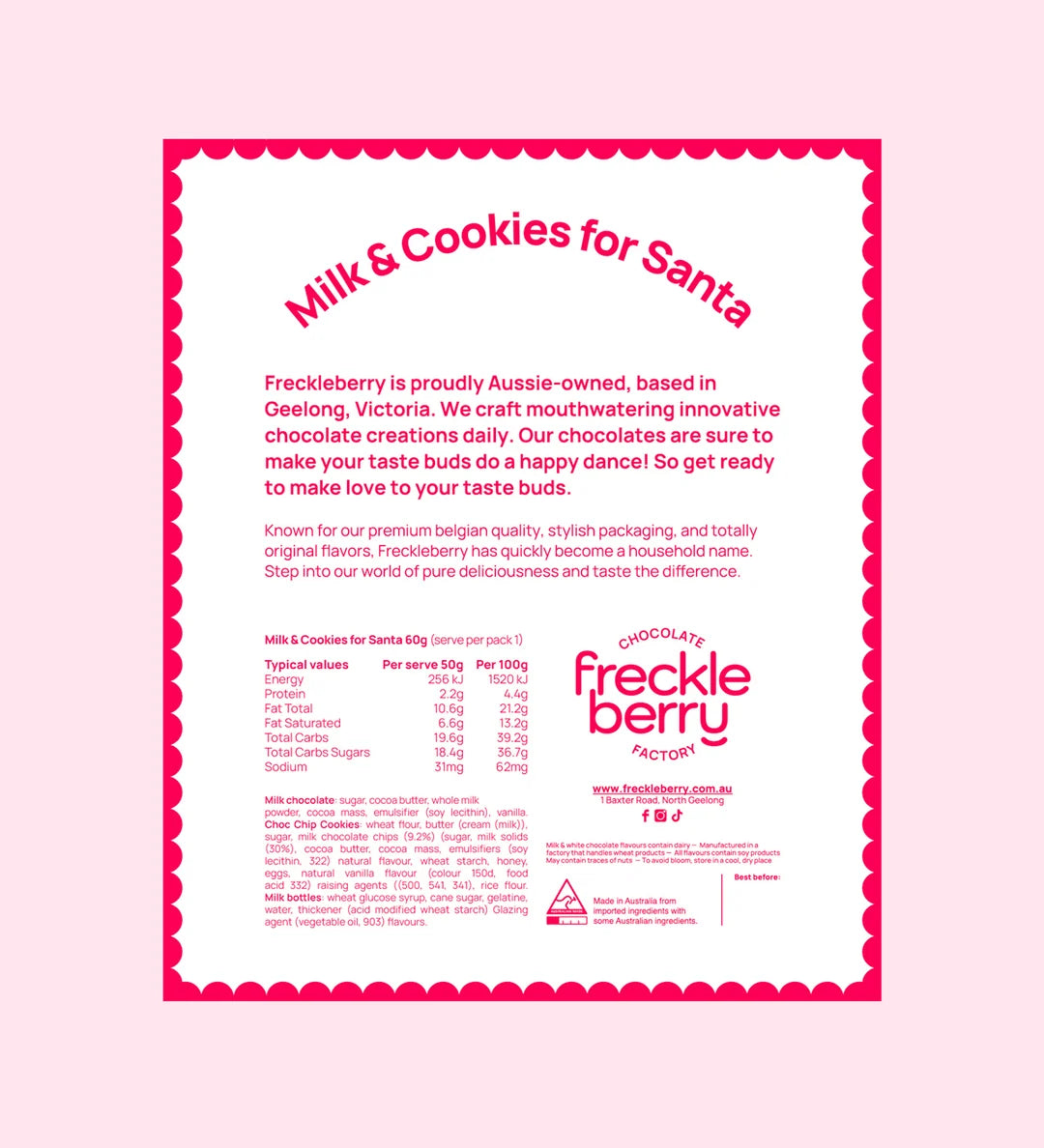 Milk & Cookies For Santa - OAK + BAY