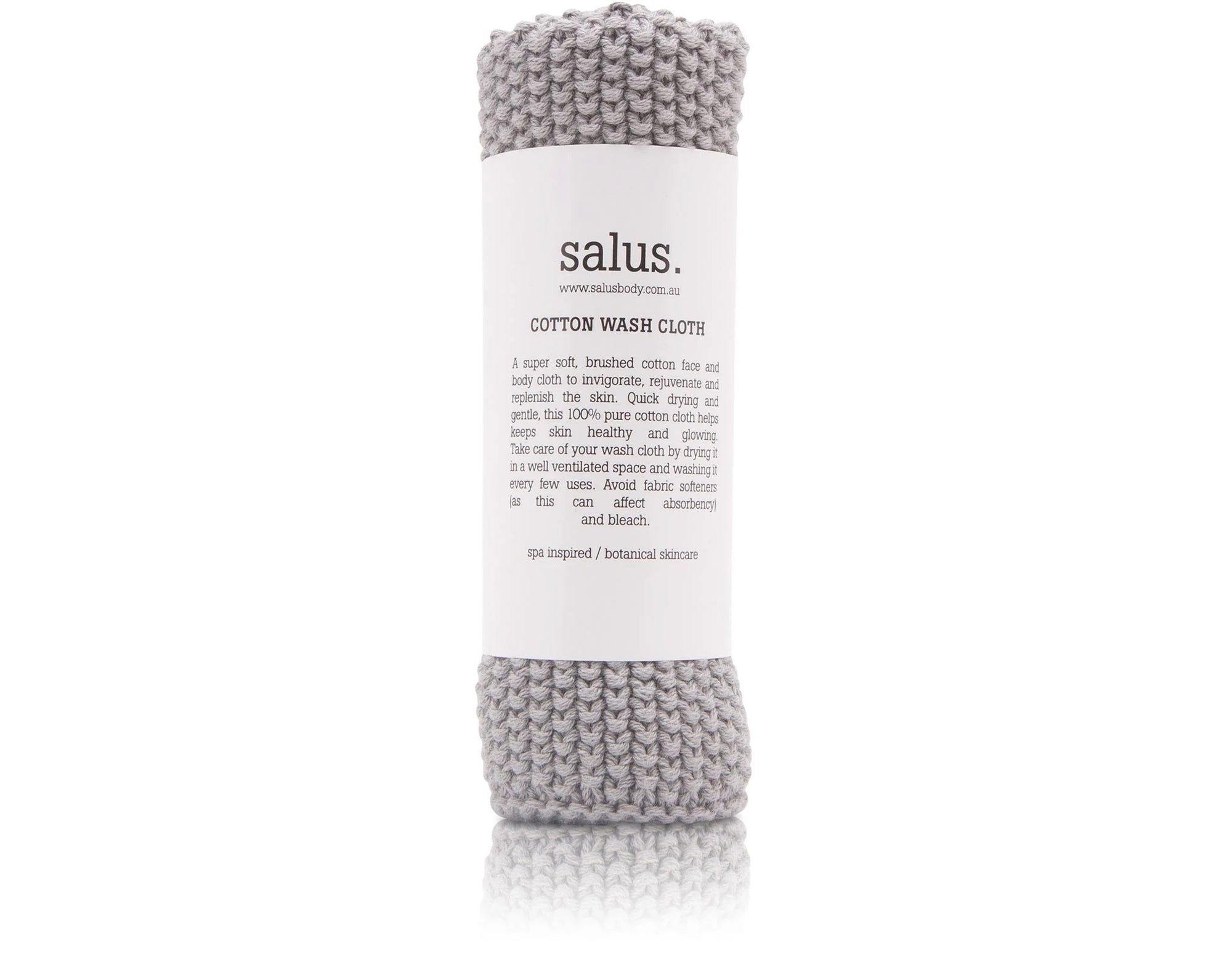 Cotton Wash Cloth - Grey