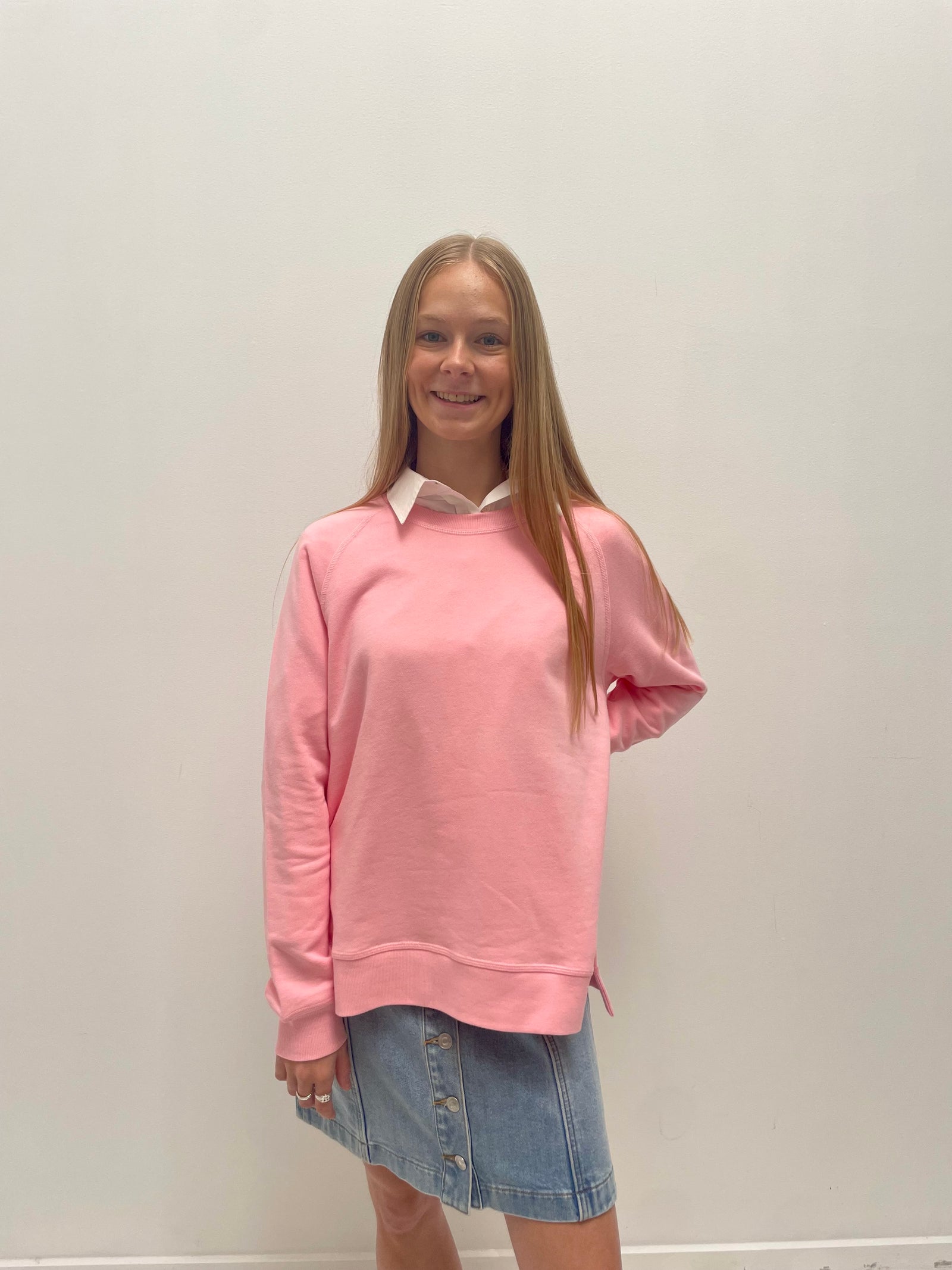 Classic Split Sweat - Pink