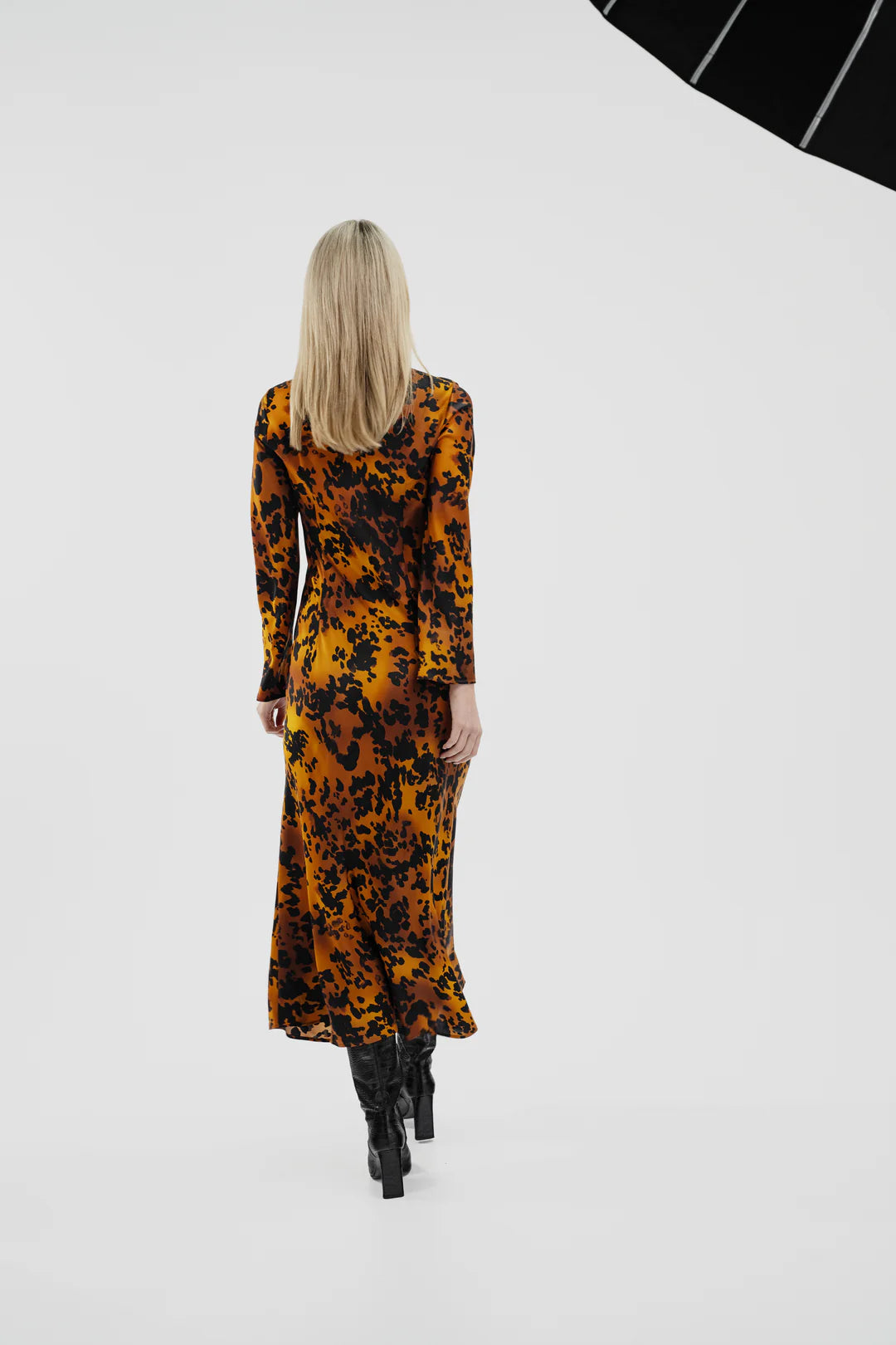 Monument Dress-  Liquid Bronze