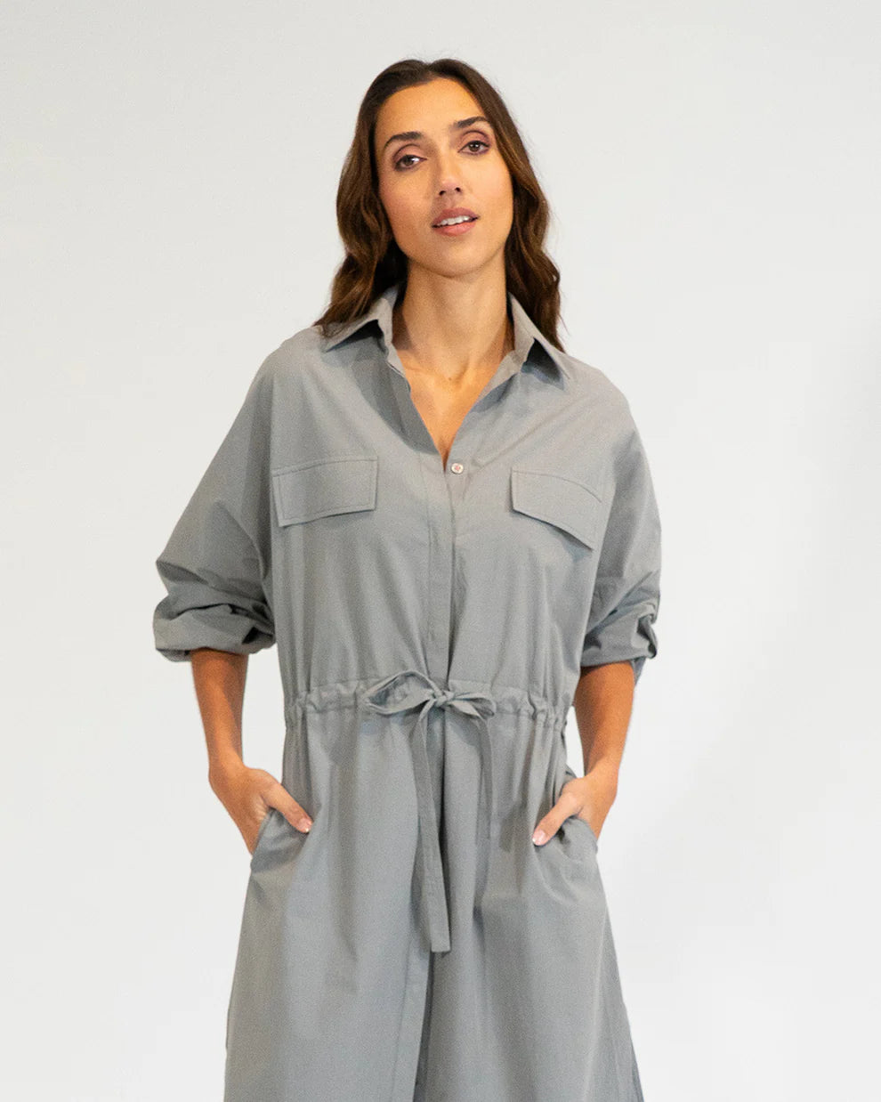 Daytona Shirt Dress - Khaki