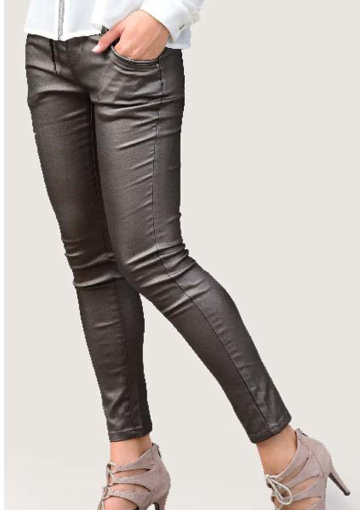 Silverbell Coated Pant - Bronze