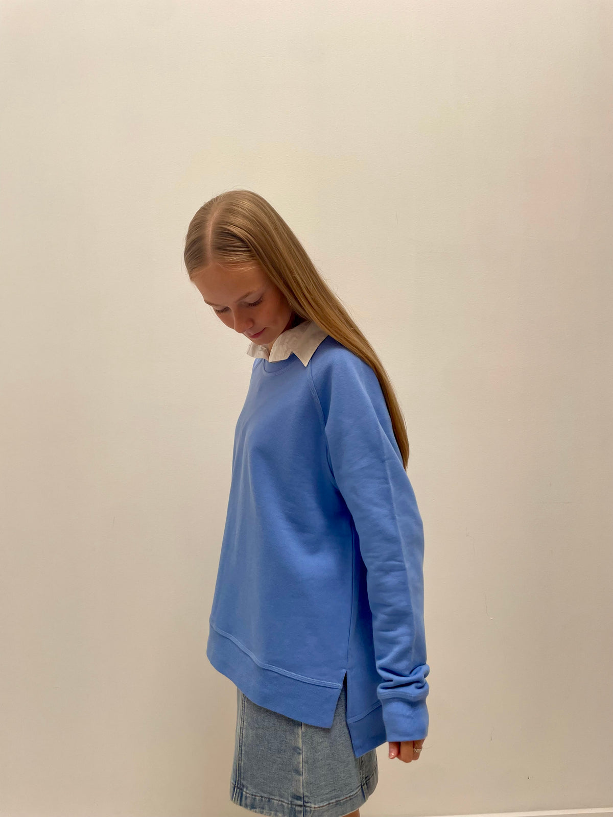 Classic Split Sweat - Blue