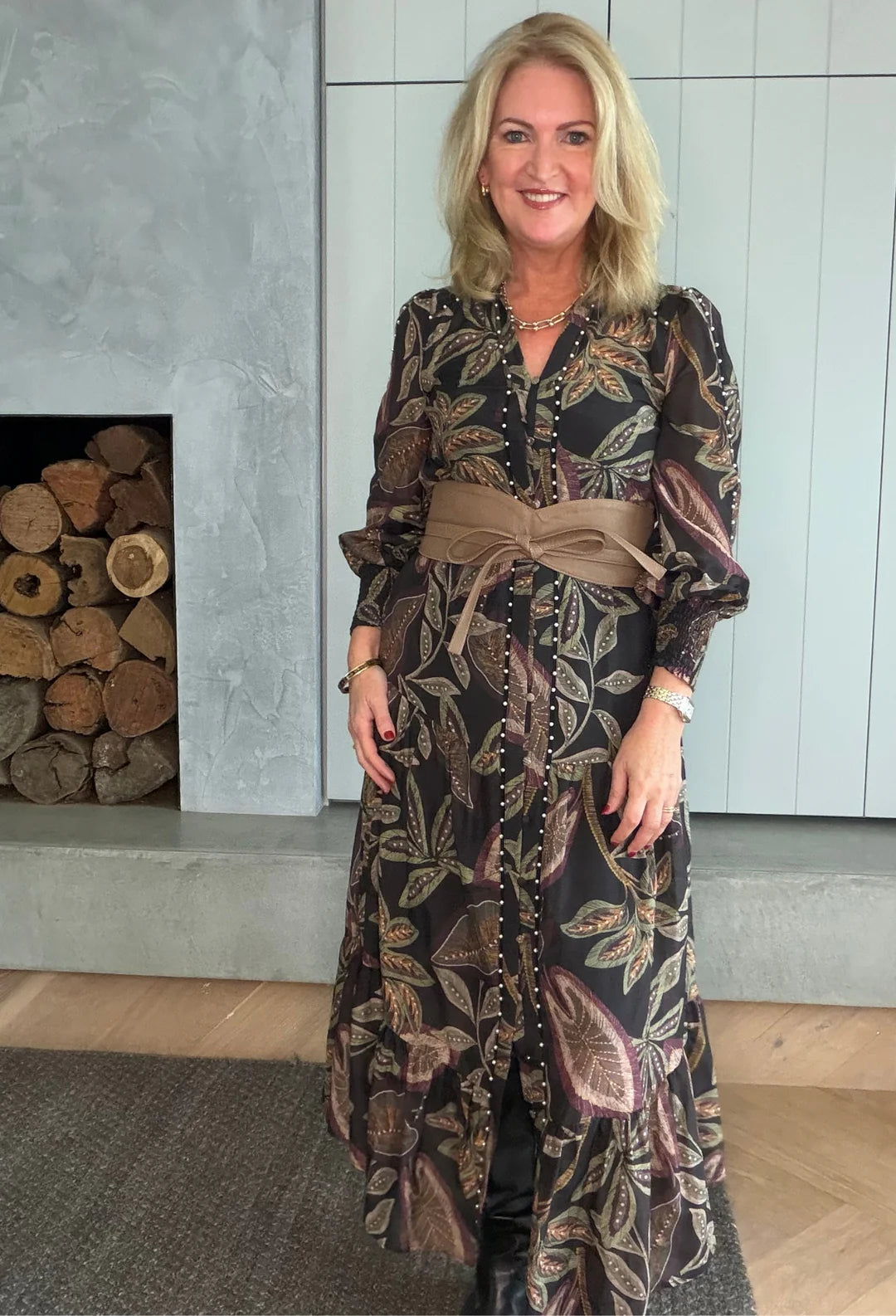 Wanderlust Maxi Dress - Dark Tropique