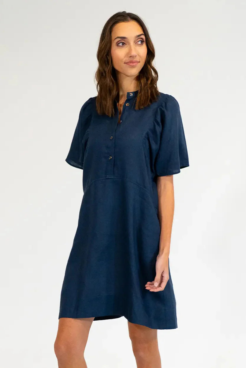 Ticino Mini Dress - Navy