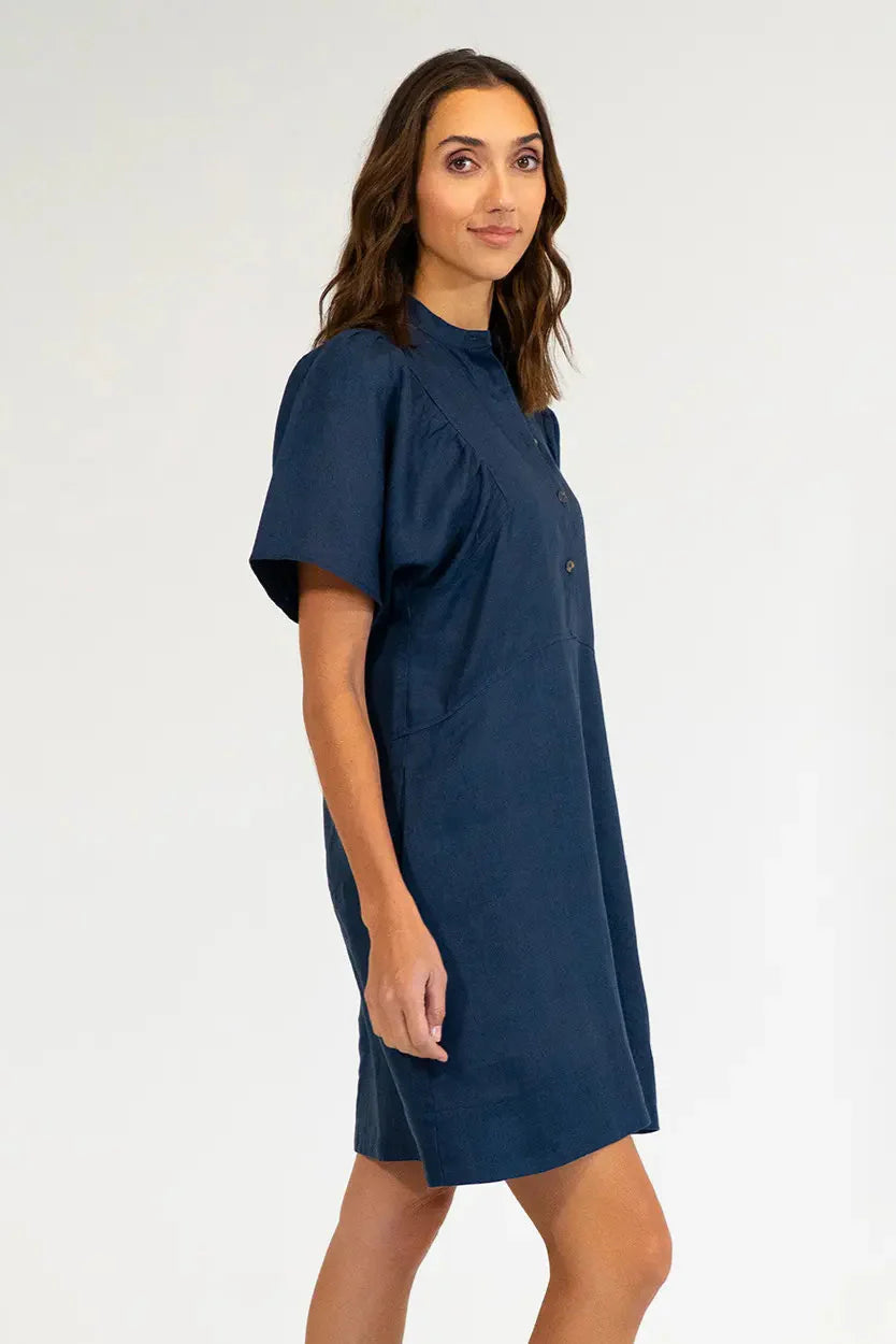 Ticino Mini Dress - Navy