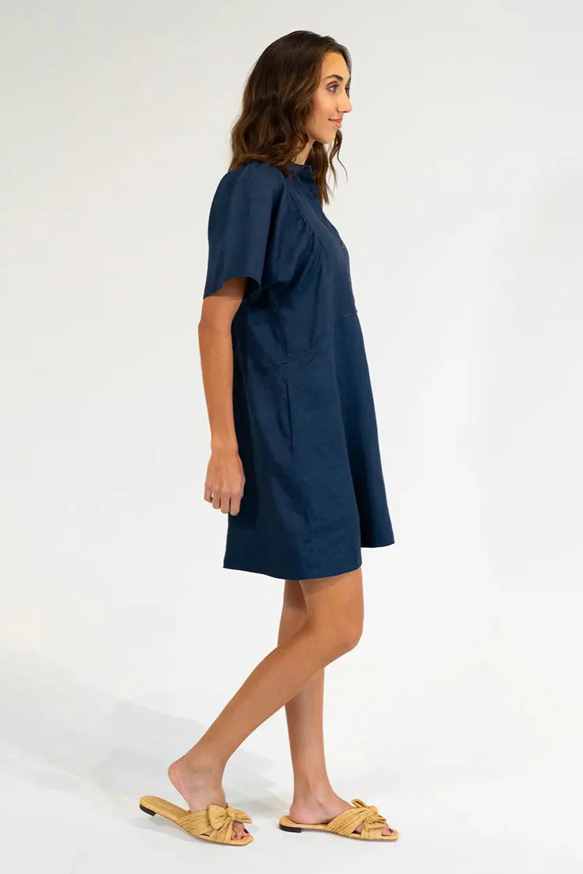 Ticino Mini Dress - Navy
