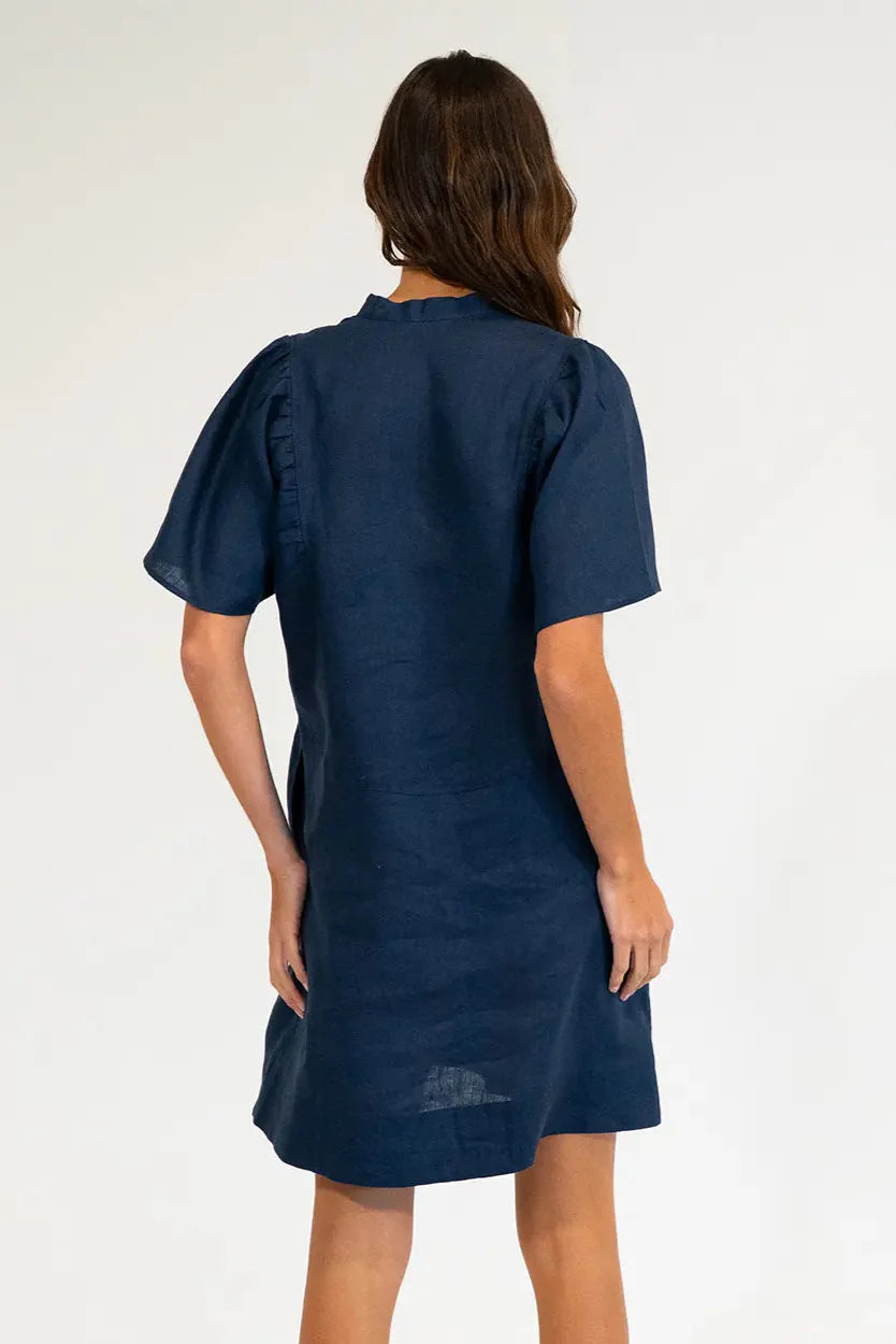 Ticino Mini Dress - Navy