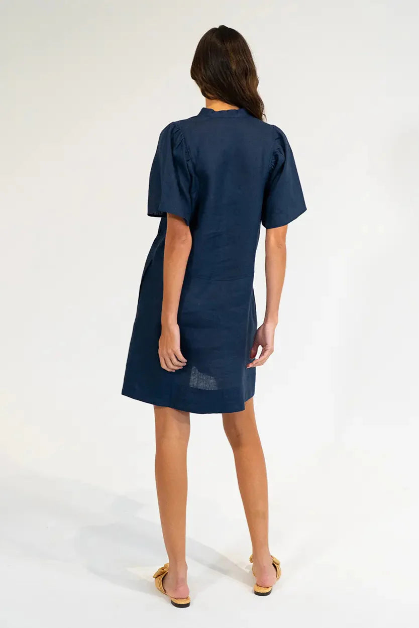 Ticino Mini Dress - Navy